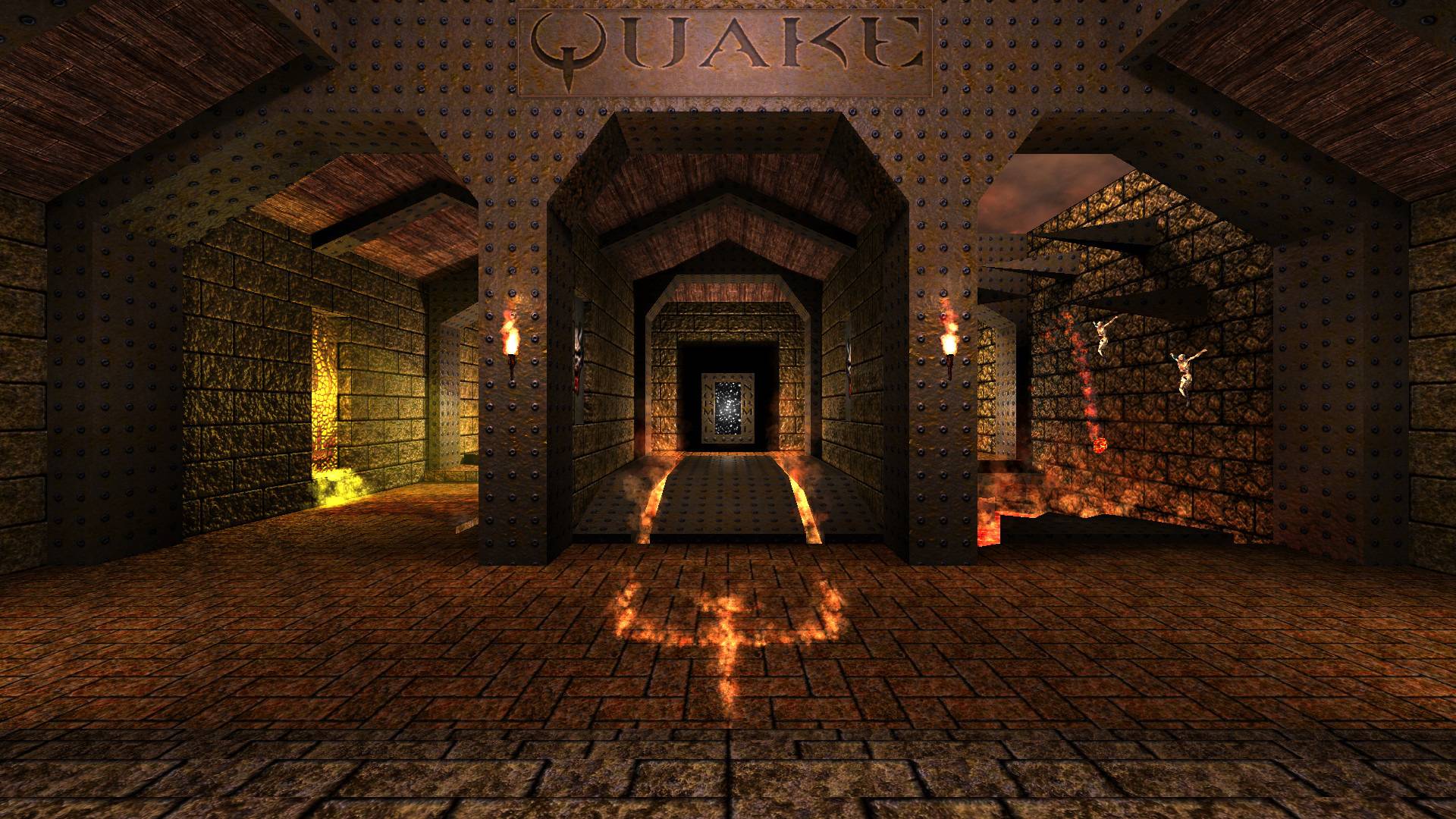 Quake LAN party gameplay